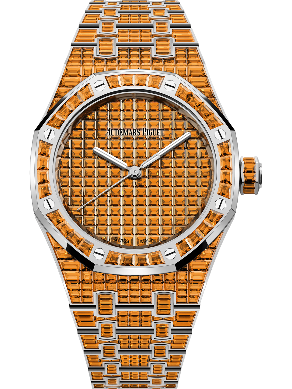 Audemars Piguet — Royal Oak Selfwinding Orange Spessartite "50th Anniversary" — White Gold