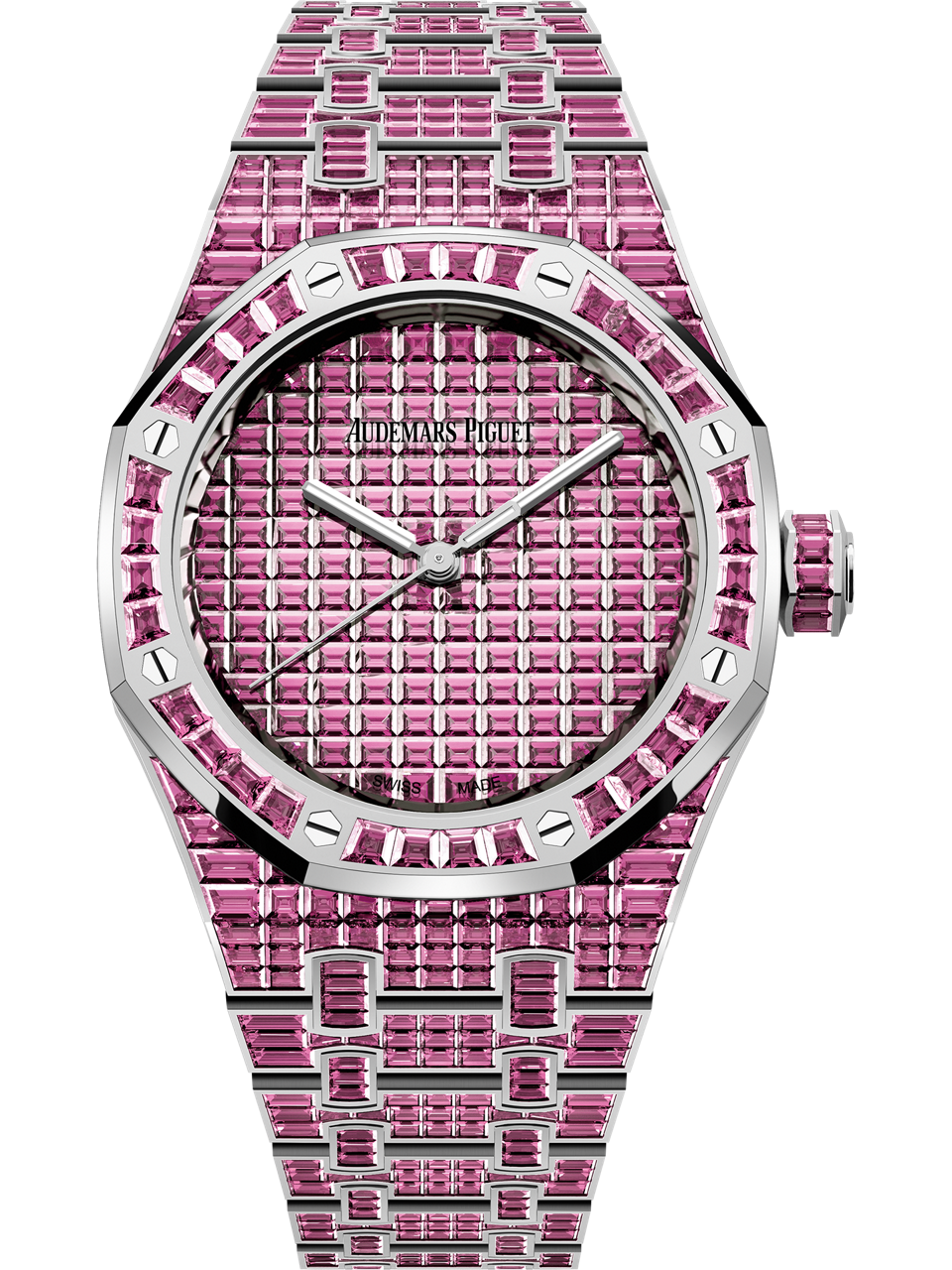 Audemars Piguet — Royal Oak Selfwinding Pink Tourmaline "50th Anniversary" — White Gold