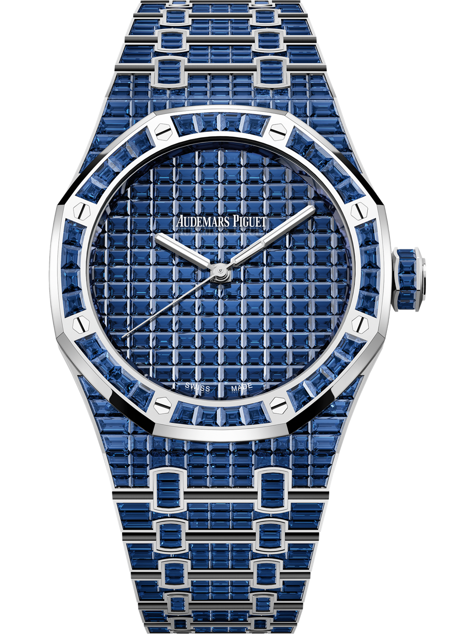 Audemars Piguet — Royal Oak Selfwinding Blue Sapphire "50th Anniversary" — White Gold