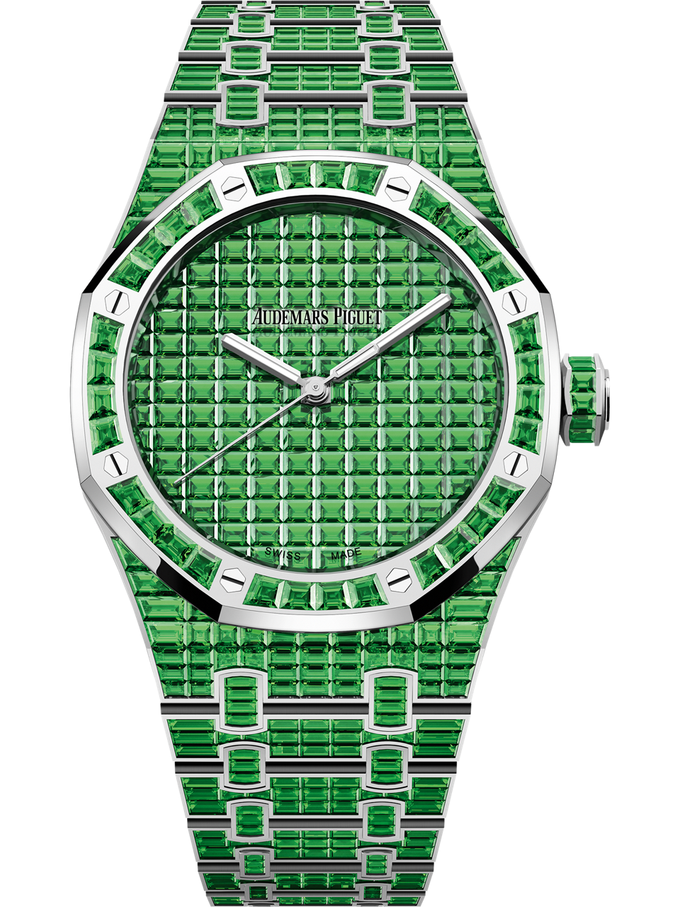 Audemars Piguet — Royal Oak Selfwinding Tsavorite "50th Anniversary" — White Gold