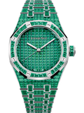 Audemars Piguet — Royal Oak Selfwinding Emerald "50th Anniversary" — White Gold