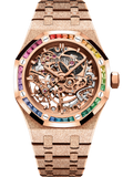 Audemars Piguet — Royal Oak Frosted Gold Double Balance Wheel Openworked — Rose Gold