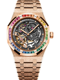 Audemars Piguet — Royal Oak Frosted Gold Double Balance Wheel Openworked — Rose Gold