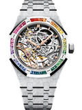 Audemars Piguet — Royal Oak Frosted Gold Double Balance Wheel Openworked — White Gold
